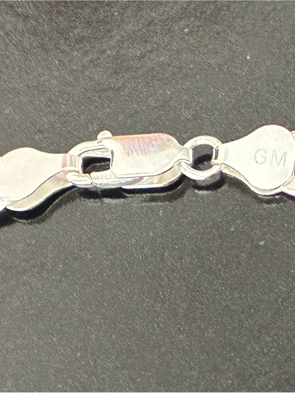 Sterling Silver 925 20” 7.7mm Chain/ Silver Tone